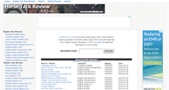Desktop Screenshot of horsetackreview.com